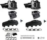 Fasworx Exhaust Manifold Riser / Elbow Set