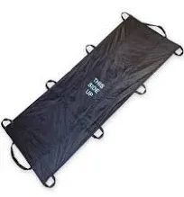 Rescue Essentials Quiklitter Lite, Black Nylon Handles, Nylon Fabric, 750 Lb Rated for Patient Transport and Casualty Evacuation