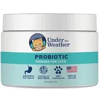 Under the Weather Pet Probiotics Powder for Cats Vet Formulated Probiotic Supplement for Digestive Gut Health