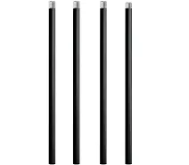 HALIGATE Matte Black M10 Threaded Extension Rod for Pendant Light