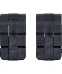 2 Pelican Black Replacement Double Throw Medium Latches. Fits Protector Series.