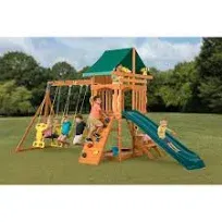 Creative Cedar Designs Sky View Wooden Playset