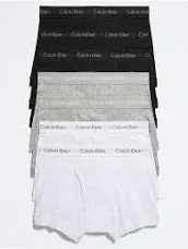 Calvin Klein Cotton Classics 7-Pack Trunk White Boxer Brief Underwear Sz. Large