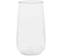 TOSSWARE Clear Plastic 6oz Flute Jr Champagne Glass, Set of 48