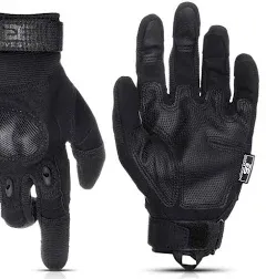 Glove Station The Combat Motorcycle Gloves - Tactical Gloves with Touchscreen for Outdoor Sports, BMX, Dirt Bike and Cycling