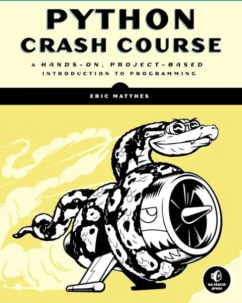 Eric Matthes Python Crash Course  Book 1593276036