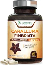 Pure Caralluma Fimbriata Extract Highly Concentrated 1200mg - Natural Caralluma Fimbriata Capsules Endurance Support, Best Vegan Supplement for Men & Women, Non-GMO - 180 Capsules