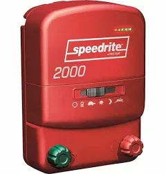 Speedrite 2000 Energizer 20 Mile Fence Charger. AC/DC Powered 80 Acres