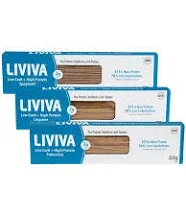 Liviva LOW CARB + HIGH PROTEIN Linguine, Fettuccine, Spaghetti Pasta (Variety Pack)