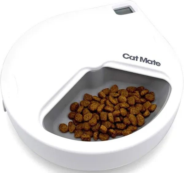 Cat Mate C300 3 Meal Automatic Pet Feeder with Digital Timer