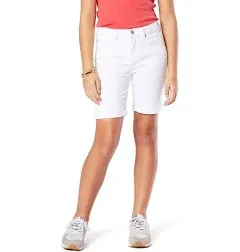 Signature by Levi Strauss &amp; Co. Gold Label Girls&#039; Bermuda Short White 14