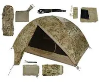 Fido Ai Two Person Shelter System, Multicam Camouflage, 90in x 42in x 56in, AI2100-MUL