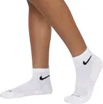 Nike Little Kids' 6-Pk. Ankle Socks - White - Size 5-7