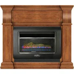 Duluth Forge Mini Hearth Ventless Gas Wall Fireplace DF300L-M-TA