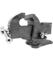 WEN 3-Inch Heavy Duty Cast Iron Bench Vise with Swivel Base BV453