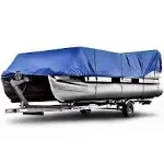 Budge 600 Denier Pontoon Boat Cover, Waterproof and UV Resistant, Multiple Sizes