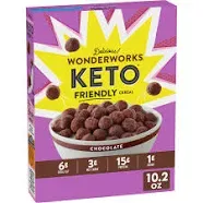 Wonderworks Keto Friendly Chocolate Cereal