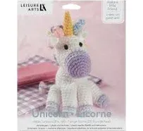 Leisure Arts Crochet Friend Kit Unicorn