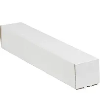 Long Cardboard Boxes, 37&#034;L X 3&#034;W X 3&#034;H, Pack of 25 | Poster Tube for Mailing and