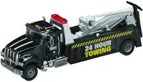 1:50 Scale Tow Truck Trailer Model Toy Diecast Vehicle Toy Car Model Gift Black