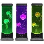 colorlife Electric Jellyfish Tank Table Lamp with Color Changing Light Gift for Kids Men