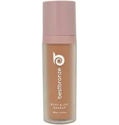 El mejor maquillaje de bronce Bombshell para cuerpo y piernas, base de cobertura completa y corrector para cubrir cicatrices, moretones, tatuajes, vitíligo y más (NC45.5 bronce bronceado)