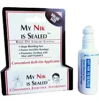 My Nik Is Sealed Roll-On Liquid Styptic 12 ml | Stops Bleeding Fast