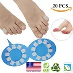 Gel Toe Protectors 20 PCS Open Toe Sleeves Toe Tubes Toe caps New Material Gr...