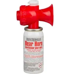 Frontiersman Bear Horn with On/Off Locking Top, 130Db Heard up to 0.5-Miles Away