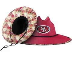 San Francisco 49ers NFL Team Color Straw Hat