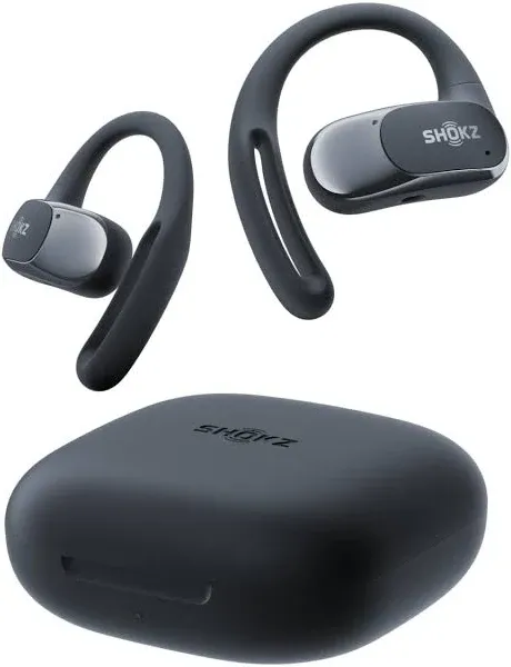 Shokz OpenFit Open-Ear Bluetooth Wireless Earbuds - Black