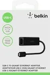 Brand New Belkin USB Type C (USB-C) to Gigabit Ethernet Adapter