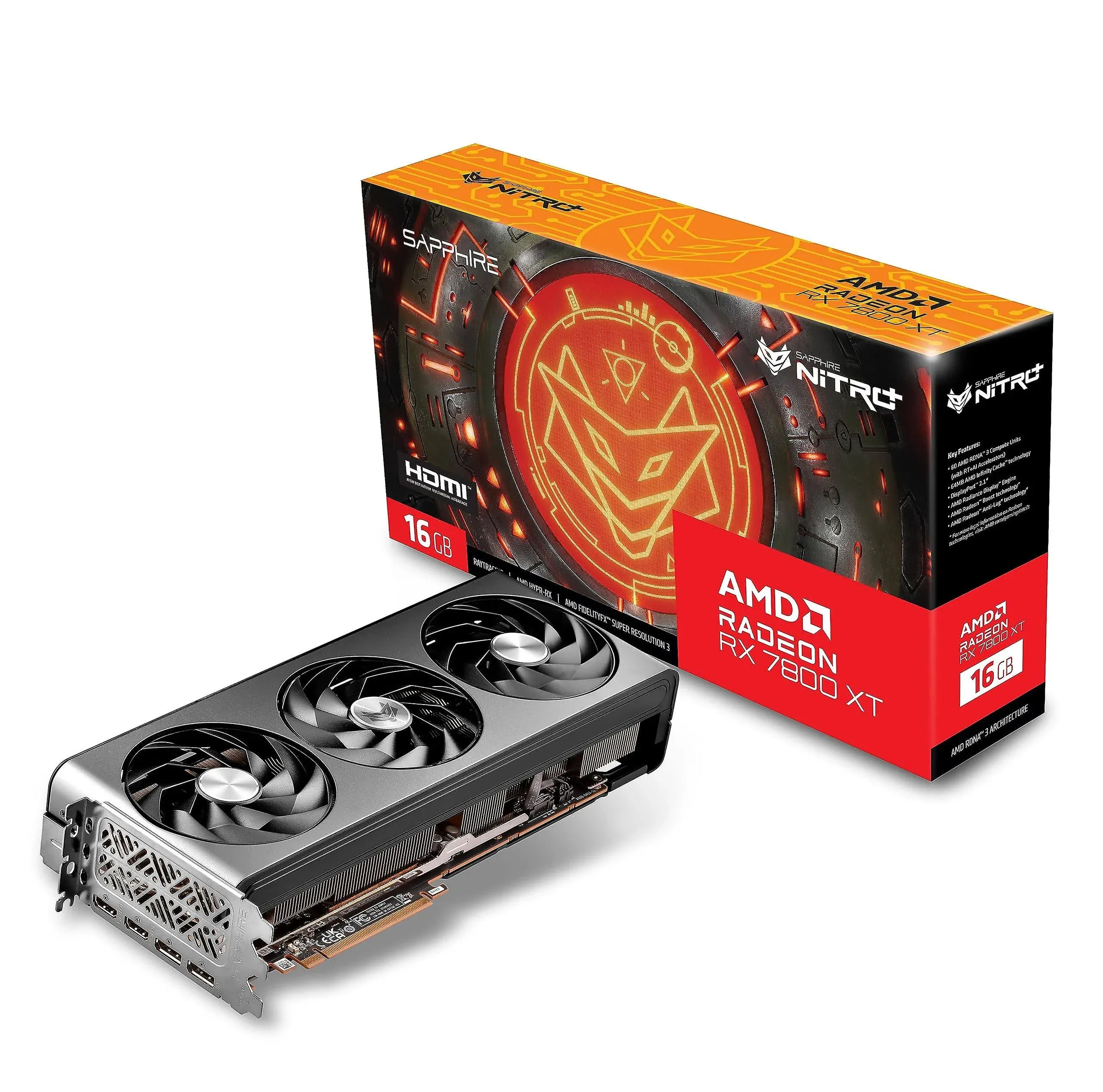 Sapphire Nitro+ Radeon RX 7800 XT 16GB GDDR6