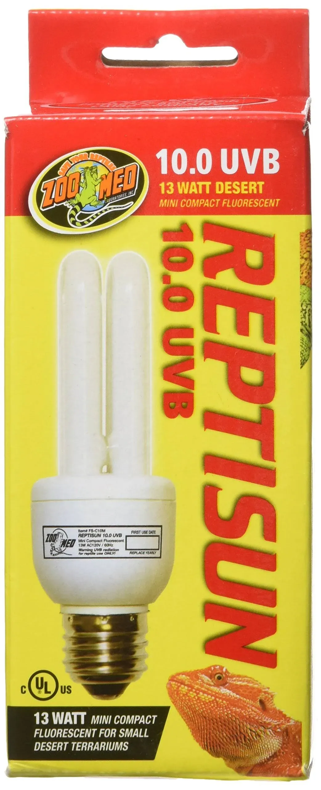 Reptisun 10.0 Uvb Mini Compact Fluorescent 13 Watt