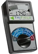 TRIFIELD Electric Field, Radio Frequency (RF) Field, Magnetic Field Strength Meter -EMF Meter Model TF2 - Detect 3 Types of Electromagnetic Radiation with 1 Device - Made in USA by AlphaLab, Inc.