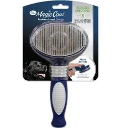 Four Paws Magic Coat Professional Self-Cleaning Slicker Brush