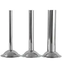 #12 Stainless Steel Sausage Stuffer Tubes for Meat Grinder/Food Grinder,3-Piece Stainless Sausage Stuffer