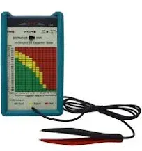 GME Professional in Circuit ESR Capacitor Tester, Capacitance ESR Meter, Fully Assembled ESR Tester - Designed and Engineered in The USA, Fully Assembled ESR Tester