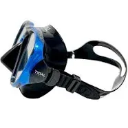 Tidal Mask - Advanced Anti Fog Diving Mask for Scuba Black with Clear Lens