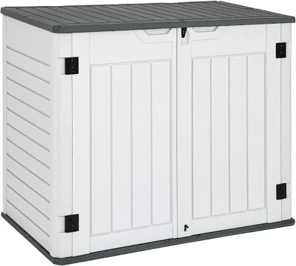 YITAHOME Outdoor Horizontal Storage Sheds w/o Shelf