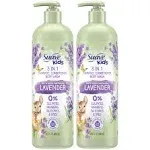 Suave Kids Natural Lavender Oil 3-in-1 Tear Free, Body Wash, Shampoo and Conditioners, No Sulfates, No Parabens, No Silicones, No Dyes, 16.5 Oz Pack of 4