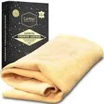 Carmax English Premium Grade Natural Chamois Leather Large - Perfect for Drying 