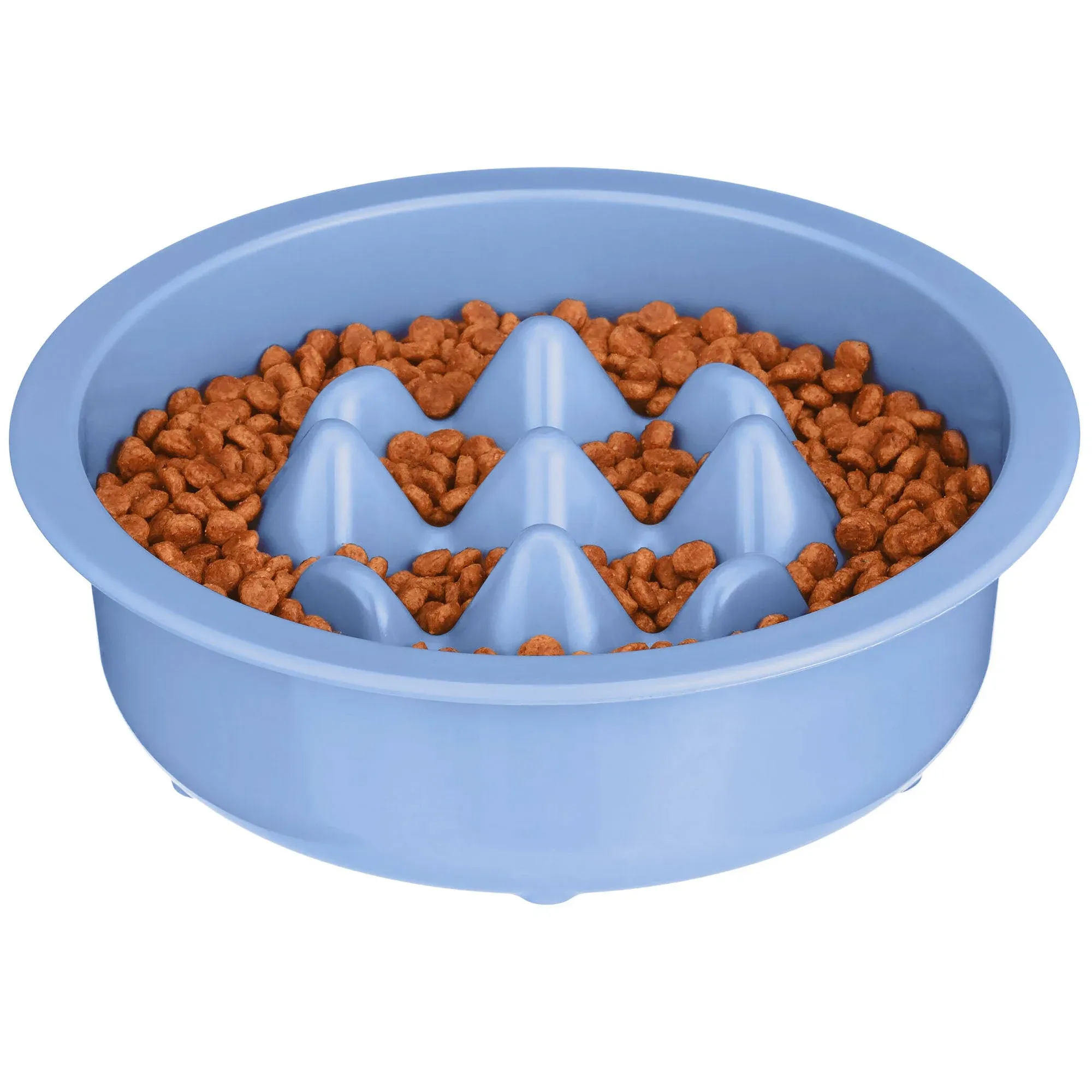 The Niner Slow Feed Bowl - Fits Inside of Select Neater Feeders, Blue