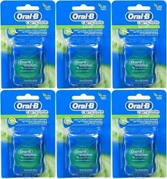 Oral-B 54 Yards Floss Satin Mint (6 Pieces)