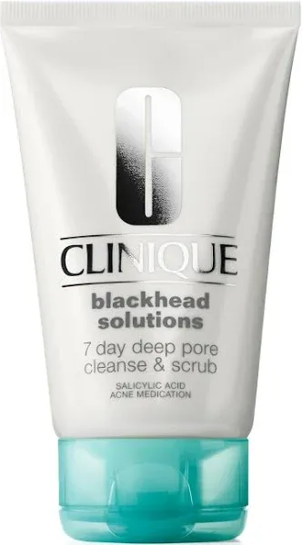 Clinique Blackhead Solutions 7 Day Deep Pore Cleanse & Scrub for All Skin Types - 125ml