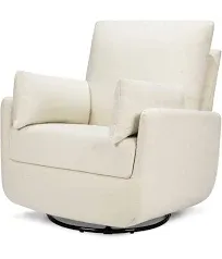 DaVinci Juno Swivel Glider in Ivory Boucle, Greenguard Gold & CertiPUR-US Certified