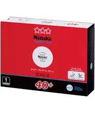 Nittaku Table Tennis Ball 3 Star Premium Clean 1 Dozen 40+ Made in Japan