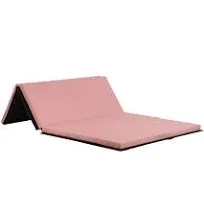 Exercise Mat Folding Gymnastics Extra Thick Durable W/Carrying Handles 4&#039;x6&#039;x2&#034;