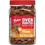 Fisher Oven Never Fried Mammoth Pecans (roasted Sea salt)