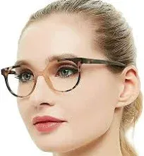 OCCI CHIARI Narrow Reading Glasses Women Colorfull Cute Readers for Petite Face(Brown 1.5+) 1.0 1.25 1.5 1.75 2.0 2.25 2.5 2.75 3.0 3.5 4.0 5.0 6.0